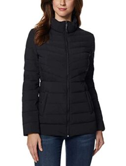 32 DEGREES Ladies' Hooded 4-Way Stretch Jacket - Black4 X-Small