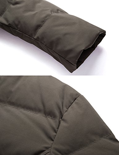 ADOMI Women's Long Hooded Thickened Down Coat with Fur Trim - Image 5