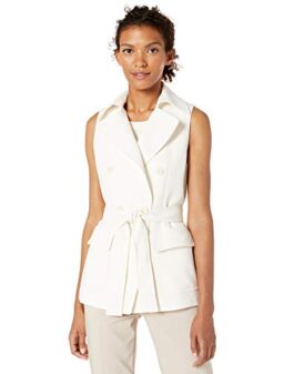 Anne Klein womens Double Breasted Vest