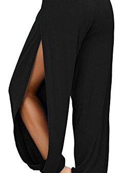 AvaCostume High Slit Harem Pants Women Hippie Harem Pants Trousers