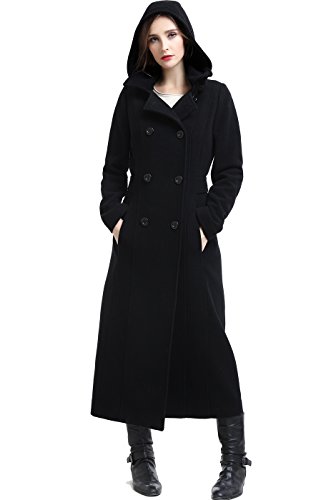 BGSD Women Mariel Wool Hooded Long Coat (Regular & Plus Size & Petite)