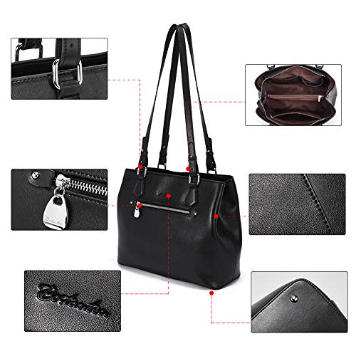 BOSTANTEN Women Handbag Genuine Leather Shoulder Bag Soft Designer Top Handle Purses - Image 7