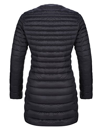 Bellivera Women's Quilted Lightweight Puffer Jacket, Winter Coats for Women Long Padded Bubble Coat - Image 4