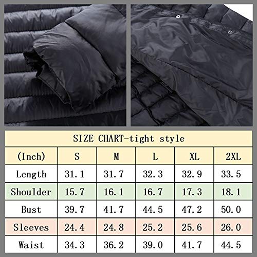 Bellivera Women's Quilted Lightweight Puffer Jacket, Winter Coats for Women Long Padded Bubble Coat - Image 8