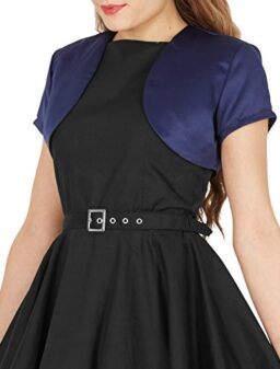 BlackButterfly Satin Bolero Shrug - Short Sleeve