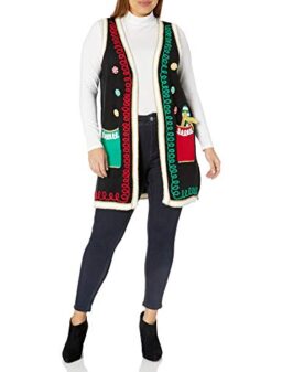Blizzard Bay Women's Ugly Christmas Sweater Vest