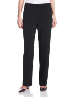 Flat Front Pull on Pant With Slimming Solution (Regular & Short Length)