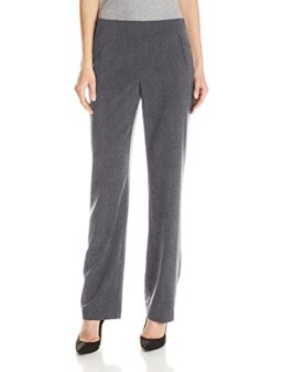 Briggs New York Women's Hollywood Waist Straight-Leg Pull-on Pant