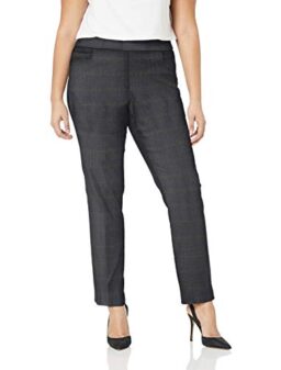 Briggs New York Women's Super Stretch Millennium Welt Pocket Pull on Career Pant
