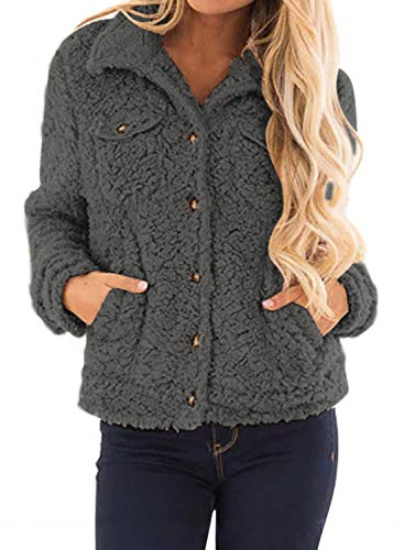 Canikat Womens Open Front Long Sleeve Chunky Knit Cardigan Sweaters Loose Outwear Coat - Image 5