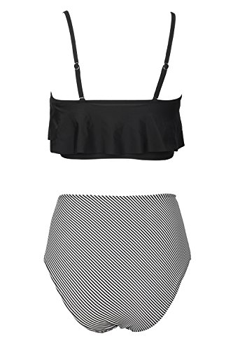 CUPSHE Women's High Waisted Falbala Bikini Set - Image 8