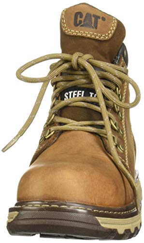 Ellie Steel Toe / Dark Beige Work Boot 