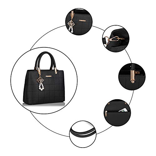 Clocolor Women Fashion Purses and Ladies Handbags Designer Satchel Tote Bag Shoulder Bags - Image 6