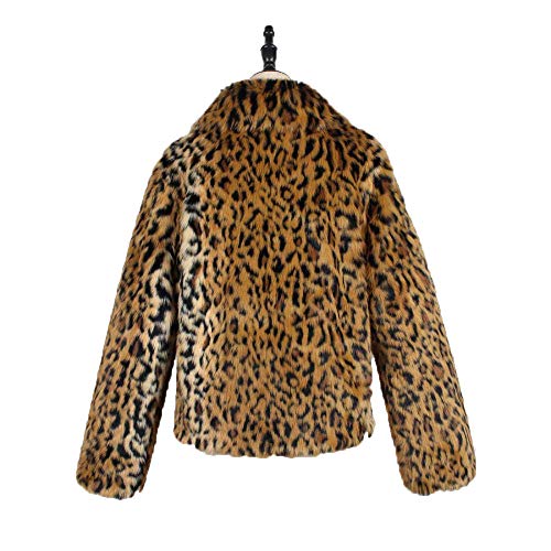 Women's Faux Fur Coat Fashion Winter Warm Outwear Jacket Cardigan Cocktail Club Party - Image 7