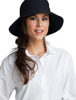 Coolibar UPF 50+ Women's Ariel Reversible Pool Hat - Sun Protective