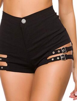 Cresay Women's Sexy Cut Off Denim Jeans Shorts Mini Hot Pants Clubwear