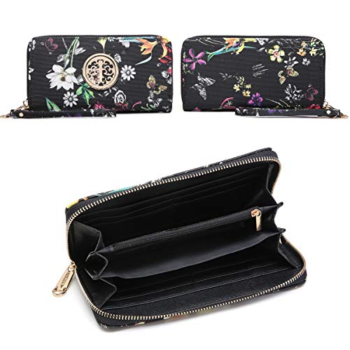 Dasein Women Large Satchel Handbag Shoulder Purse Top handle Work Bag Tote With Matching Wallet - Image 8