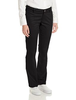 Dickies Girl Junior's Curvy 4 Pocket Straight Leg Pant