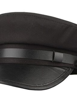 GEMVIE Unisex Classic British Flat Top Fisherman Hat Cotton Breton Fiddler Hat