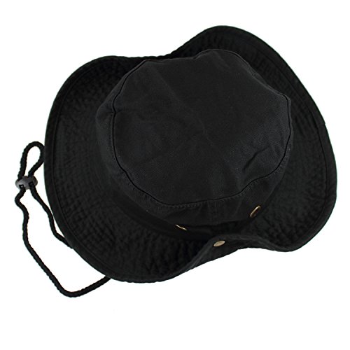 Gelante 100% Cotton Stone-Washed Adjustable Bucket Safari Booney Sun Hats - Image 3