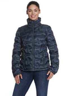 Gerry Women's Lightweight Warmth Puffer Jacket 650 Down Fill Power (S, India Ink)