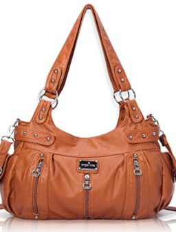 Handbag Hobo Women Bag Roomy Multiple Pockets Street ladies' Shoulder Bag Fashion PU Tote Satchel Bag for Women (11282…