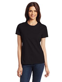 Hanes Women's Perfect-T Short-Sleeve T-Shirt, Women’s Crewneck T-Shirt, Women’s Short-Sleeve Cotton Tee