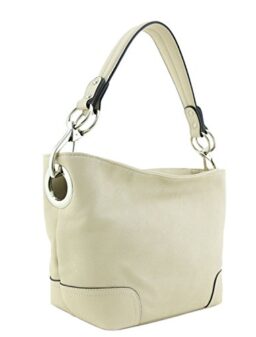 Hobo Shoulder Bag with Snap Hook Hardware Small