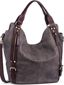 JOYSON Women Handbags Hobo Shoulder Bags Tote PU Leather Handbags Fashion Large Capacity Bags