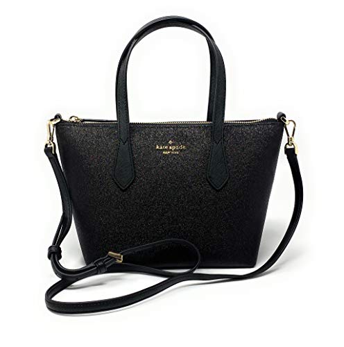 Kate Spade New York Glitter Joeley Small Satchel (Black) - Image 4