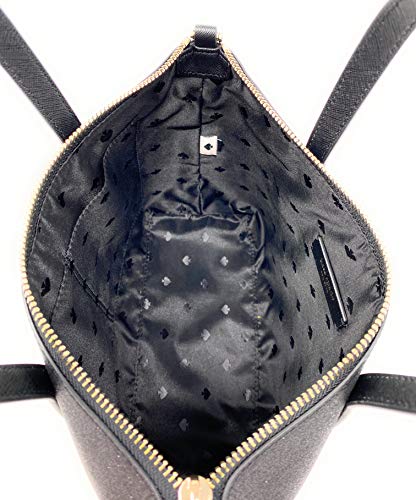 Kate Spade New York Glitter Joeley Small Satchel (Black) - Image 7
