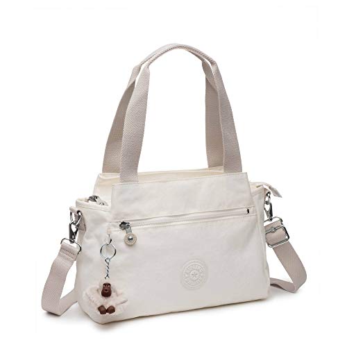 Kipling Women's Elysia Crossbody, Lightweight, Multi-Compartment Magnetic Snap Pockets, Shoulder Bag, Alabaster Tonal - Image 3