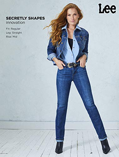 LEE Women's Secretly Shapes Regular Fit Straight Leg Jean - Image 5