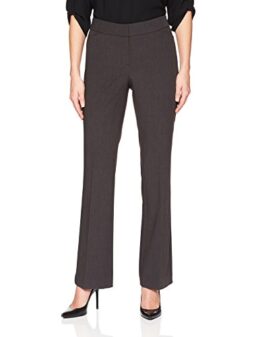 Lark & Ro Women's Bootcut Trouser Pant: Curvy Fit