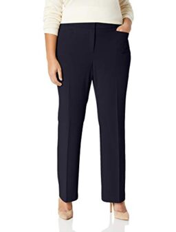 Amazon Brand - Lark & Ro Women's Plus Size Bootcut Trouser Pant: Curvy Fit