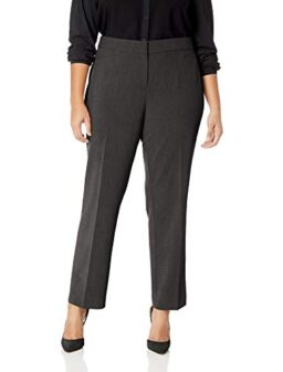 Amazon Brand - Lark & Ro Women's Plus Size Straight Leg Trouser Pant: Classic Fit