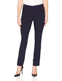 Amazon Brand - Lark & Ro Women's Slim Leg Stretch Pant: Comfort Fit