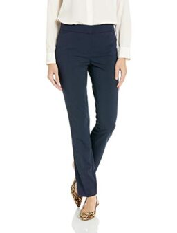 Amazon Brand - Lark & Ro Women's Straight Leg Trouser Pant: Classic Fit