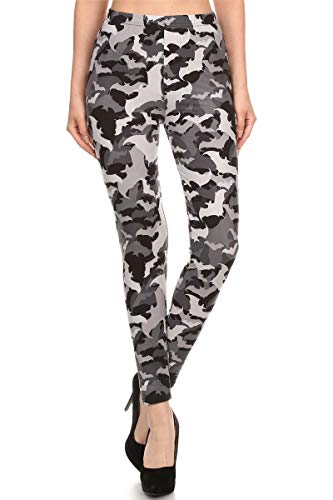 Leggings Depot High Waisted Camouflage & Multiple Print Leggings for Women - Reg, Plus, 1X3X, 3X5X - Image 3