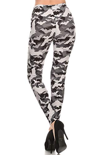 Leggings Depot High Waisted Camouflage & Multiple Print Leggings for Women - Reg, Plus, 1X3X, 3X5X - Image 4