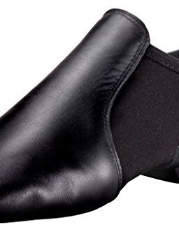 Linodes (Tent Leather Upper Jazz Shoe Slip-on for Women and Men's Dance Shoes