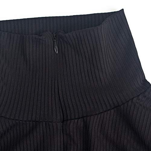 MEALIYA Women Embroidery Zipper High Neck Bodycon Jumpsuit Outfit Long Sleeve Rompers - Image 7