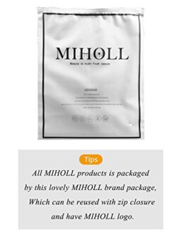 MIHOLL Women's Short Sleeve V-Neck Shirts Loose Casual Tee T-Shirt