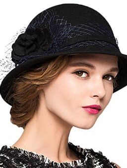 Maitose™ Women's Wool Felt Bowler Hat