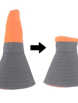 Muryobao 2 Pack Women Ponytail Summer Sun Hat UV Protection Wide Brim Foldable Safari Fishing Cap