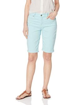 NYDJ Women's Briella ROLL Cuff Jean Short, Blue Glow, 0