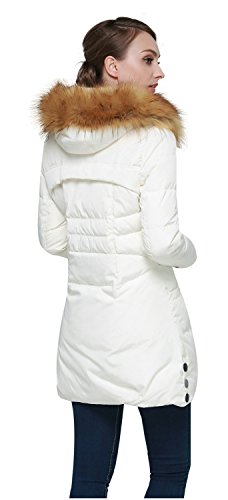 Orolay Women's Winter Down Jacket with Faux Fur Trim Hood - Image 3