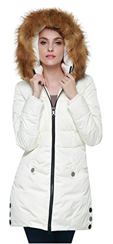Orolay Women's Winter Down Jacket with Faux Fur Trim Hood - Image 5