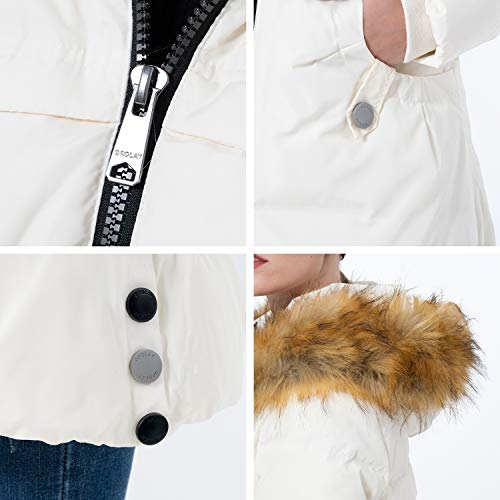 Orolay Women's Winter Down Jacket with Faux Fur Trim Hood - Image 7