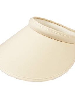 PRO.FASHION Women's Summer Sun UV Protection Visor Wide Brim Clip on Beach Pool Golf Cap Hat